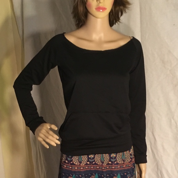 Lyss Loo Tops - NIB Lyss Loo Dreamy Dancer Wide Neck Sweatshirt Sm